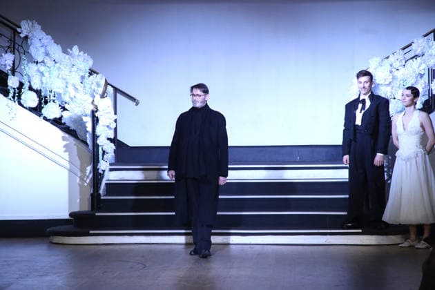 Franck Sorbier au défilé Franck Sorbier, Collection Haute Couture Printemps Eté 2026 lors de la Fashion Week de Paris PFW au Pavillon Wagram, à Paris, France, le 28 janvier 2026 Bertrand Rindoff Bestimage Runway Franck Sorbier Haute Couture Spring Summer 2026 show as part of Paris Fashion Week on January 28, 2026 in Paris, France Paris France  Copyright: xBERTRANDxRINDOFFxPETROFFx xBESTIMAGExBERTRANDxRINDOFFxPETROFFx xBESTIMAGEx