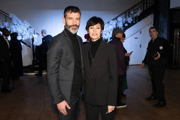PFW - Franck Sorbier Front Row Julien Derouault and Marie-Claude Pietragalla attends the Franck Sorbier Haute Couture Week Spring Summer 2026 show as part of Paris Fashion Week on January 27, 2026 in Paris, France. Photo by Laurent Zabulon ABACAPRESS.COM  Copyright: xZabulonxLaurent ABACAx
