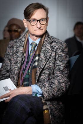 Guest au Front Row au défilé Franck Sorbier, Collection Haute Couture Printemps Eté 2026 lors de la Fashion Week de Paris PFW au Pavillon Wagram, à Paris, France, le 28 janvier 2026 Julien Sarkissian Bestimage Front Row Franck Sorbier Haute Couture Spring Summer 2026 show as part of Paris Fashion Week on January 28, 2026 in Paris, France Paris France  Copyright: xJulienxSarkissianx xBestimagexJulienxSarkissianx xBestimagex