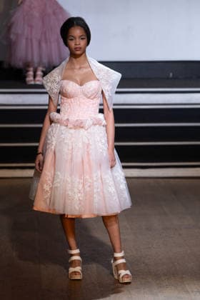 PFW - Franck Sorbier Runway A model walks the runway during the Franck Sorbier Haute Couture Week Spring Summer 2026 show as part of Paris Fashion Week on January 27, 2026 in Paris, France. Photo by Laurent Zabulon ABACAPRESS.COM Paris France  Copyright: xZabulonxLaurent ABACAx