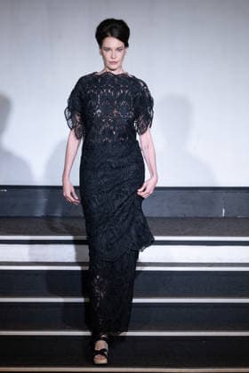 PFW - Franck Sorbier Runway A model walks the runway during the Franck Sorbier Haute Couture Week Spring Summer 2026 show as part of Paris Fashion Week on January 27, 2026 in Paris, France. Photo by Laurent Zabulon ABACAPRESS.COM Paris France  Copyright: xZabulonxLaurent ABACAx