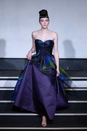 PFW - Franck Sorbier Runway A model walks the runway during the Franck Sorbier Haute Couture Week Spring Summer 2026 show as part of Paris Fashion Week on January 27, 2026 in Paris, France. Photo by Laurent Zabulon ABACAPRESS.COM Paris France  Copyright: xZabulonxLaurent ABACAx