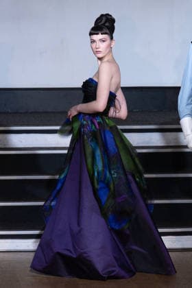 PFW - Franck Sorbier Runway A model walks the runway during the Franck Sorbier Haute Couture Week Spring Summer 2026 show as part of Paris Fashion Week on January 27, 2026 in Paris, France. Photo by Laurent Zabulon ABACAPRESS.COM Paris France  Copyright: xZabulonxLaurent ABACAx