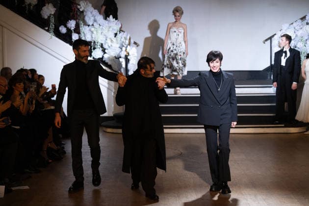 PFW - Franck Sorbier Runway Marie-Claude Pietragalla walks the runway during the Franck Sorbier Haute Couture Week Spring Summer 2026 show as part of Paris Fashion Week on January 27, 2026 in Paris, France. Photo by Laurent Zabulon ABACAPRESS.COM Paris France  Copyright: xZabulonxLaurent ABACAx
