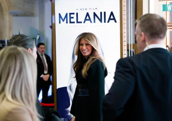 First lady Melania Trump walks on the floor of the NYSE after ringing the opening bell at the New York Stock Exchange on Wall Street on Wednesday, January 28, 2026 in New York City. The First Lady made the appearance as part of her publicity tour for the film, Melania, which documents her life in the 20 days leading up to President Donald Trump s second inauguration.  NYP202601028112 JOHNxANGELILLO
