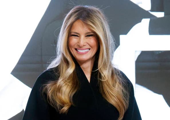 First lady Melania Trump delivers remarks before ringing the opening bell at the New York Stock Exchange on Wall Street on Wednesday, January 28, 2026 in New York City. The First Lady made the appearance as part of her publicity tour for the film, Melania, which documents her life in the 20 days leading up to President Donald Trump s second inauguration.  NYP202601028107 JOHNxANGELILLO