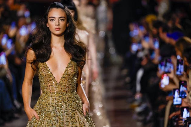 Deva Cassel Elie Saab Haute Couture Spring Summer 2026 show as part of Paris Fashion Week PFW at the Rodin Museum, Paris, France, January 28, 2026 Bestimage Runway Elie Saab Haute Couture Week Spring Summer 2026 show as part of Paris Fashion Week on January 28, 2026 in Paris, France Paris France  Copyright: xAgencex xBestimagexAgencex xBestimagex