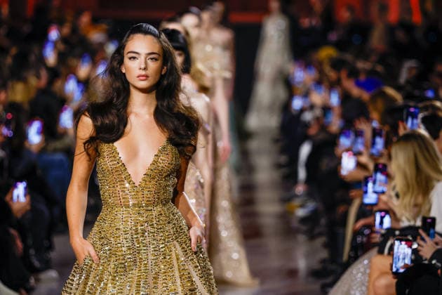 Deva Cassel Elie Saab Haute Couture Spring Summer 2026 show as part of Paris Fashion Week PFW at the Rodin Museum, Paris, France, January 28, 2026 Bestimage Runway Elie Saab Haute Couture Week Spring Summer 2026 show as part of Paris Fashion Week on January 28, 2026 in Paris, France Paris France  Copyright: xAgencex xBestimagexAgencex xBestimagex