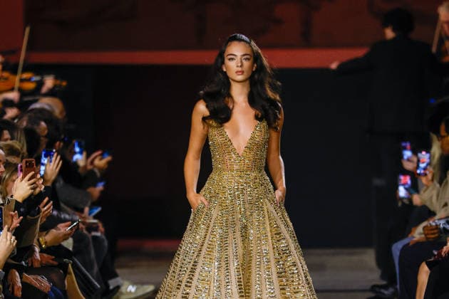Deva Cassel Elie Saab Haute Couture Spring Summer 2026 show as part of Paris Fashion Week PFW at the Rodin Museum, Paris, France, January 28, 2026 Bestimage Runway Elie Saab Haute Couture Week Spring Summer 2026 show as part of Paris Fashion Week on January 28, 2026 in Paris, France Paris France  Copyright: xAgencex xBestimagexAgencex xBestimagex