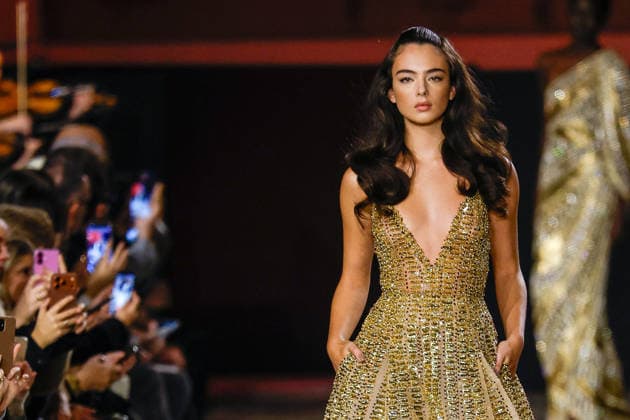 Deva Cassel Elie Saab Haute Couture Spring Summer 2026 show as part of Paris Fashion Week PFW at the Rodin Museum, Paris, France, January 28, 2026 Bestimage Runway Elie Saab Haute Couture Week Spring Summer 2026 show as part of Paris Fashion Week on January 28, 2026 in Paris, France Paris France  Copyright: xAgencex xBestimagexAgencex xBestimagex