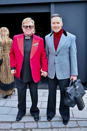 Elton John and his husband David Furnish leaving the Valentino fashion show, Haute Couture Spring Summer 2026 collection at Paris Fashion Week PFW , in Paris, France, January 28, 2026 Olivier Borde Bestimage Exits Valentino fashion show as part of Haute Couture Spring Summer 2026 on January 28, 2026 in Paris, France Paris France  Copyright: xOLIVIERxBORDEx xBESTIMAGExOLIVIERxBORDEx xBESTIMAGEx