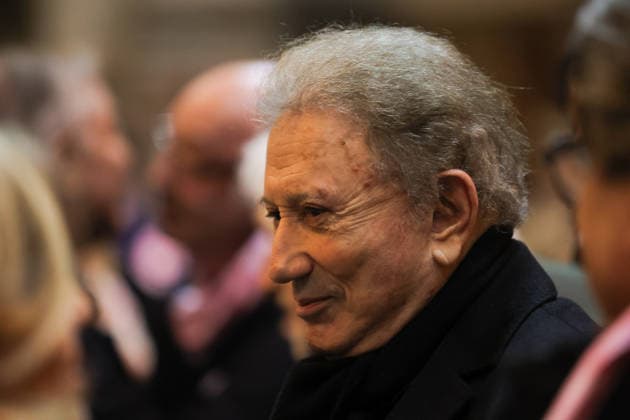 Memorial Mass for Late French Actress Brigitte Bardot - Paris French TV host Michel Drucker during a memorial mass for late French actress Brigitte Bardot at Saint-Roch church in Paris, on January 28, 2026. Photo by Nasser Berzane ABACAPRESS.COM Paris France  Copyright: xBerzanexNasser ABACAx
