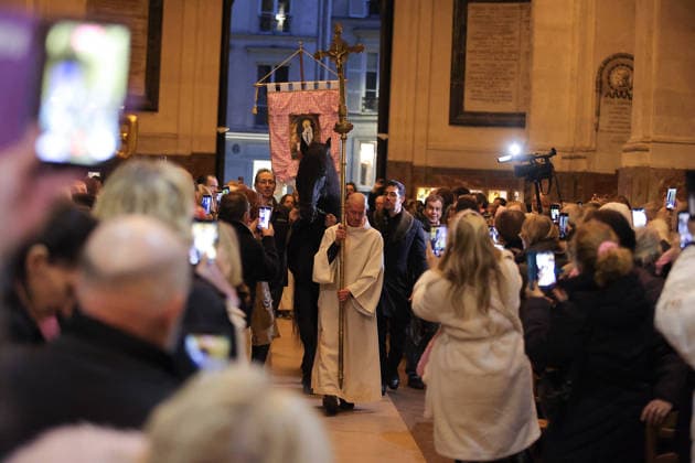 Memorial Mass for Late French Actress Brigitte Bardot - Paris Memorial mass for late French actress Brigitte Bardot at Saint-Roch church in Paris, on January 28, 2026. Photo by Nasser Berzane ABACAPRESS.COM Paris France  Copyright: xBerzanexNasser ABACAx