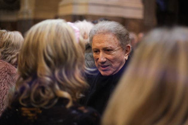 Memorial Mass for Late French Actress Brigitte Bardot - Paris French TV host Michel Drucker during a memorial mass for late French actress Brigitte Bardot at Saint-Roch church in Paris, on January 28, 2026. Photo by Nasser Berzane ABACAPRESS.COM Paris France  Copyright: xBerzanexNasser ABACAx