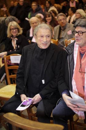 Memorial Mass for Late French Actress Brigitte Bardot - Paris French TV host Michel Drucker during a memorial mass for late French actress Brigitte Bardot at Saint-Roch church in Paris, on January 28, 2026. Photo by Nasser Berzane ABACAPRESS.COM Paris France  Copyright: xBerzanexNasser ABACAx