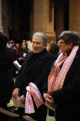 Memorial Mass for Late French Actress Brigitte Bardot - Paris French TV host Michel Drucker during a memorial mass for late French actress Brigitte Bardot at Saint-Roch church in Paris, on January 28, 2026. Photo by Nasser Berzane ABACAPRESS.COM Paris France  Copyright: xBerzanexNasser ABACAx