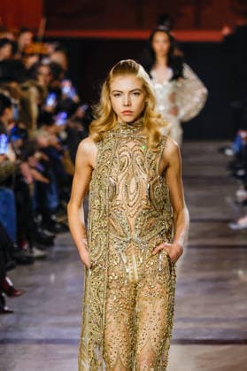 Lea Julian Elie Saab Haute Couture Spring Summer 2026 show as part of Paris Fashion Week PFW at the Rodin Museum, Paris, France, January 28, 2026 Bestimage Runway Elie Saab Haute Couture Week Spring Summer 2026 show as part of Paris Fashion Week on January 28, 2026 in Paris, France Paris France  Copyright: xAgencex xBestimagexAgencex xBestimagex