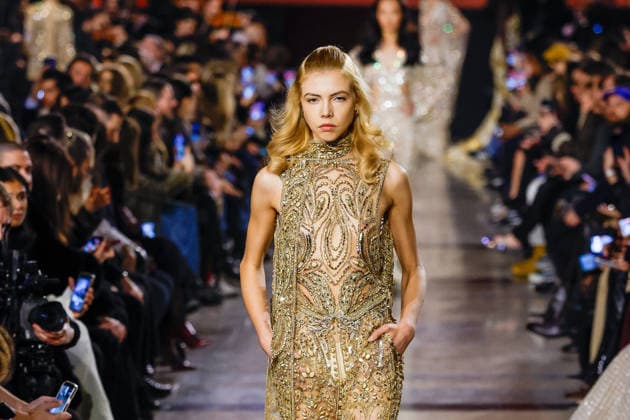 Lea Julian Elie Saab Haute Couture Spring Summer 2026 show as part of Paris Fashion Week PFW at the Rodin Museum, Paris, France, January 28, 2026 Bestimage Runway Elie Saab Haute Couture Week Spring Summer 2026 show as part of Paris Fashion Week on January 28, 2026 in Paris, France Paris France  Copyright: xAgencex xBestimagexAgencex xBestimagex
