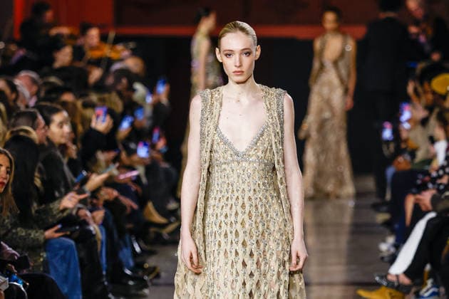 Summer Dirx Elie Saab Haute Couture Spring Summer 2026 show as part of Paris Fashion Week PFW at the Rodin Museum, Paris, France, January 28, 2026 Bestimage Runway Elie Saab Haute Couture Week Spring Summer 2026 show as part of Paris Fashion Week on January 28, 2026 in Paris, France Paris France  Copyright: xAgencex xBestimagexAgencex xBestimagex