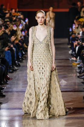Summer Dirx Elie Saab Haute Couture Spring Summer 2026 show as part of Paris Fashion Week PFW at the Rodin Museum, Paris, France, January 28, 2026 Bestimage Runway Elie Saab Haute Couture Week Spring Summer 2026 show as part of Paris Fashion Week on January 28, 2026 in Paris, France Paris France  Copyright: xAgencex xBestimagexAgencex xBestimagex