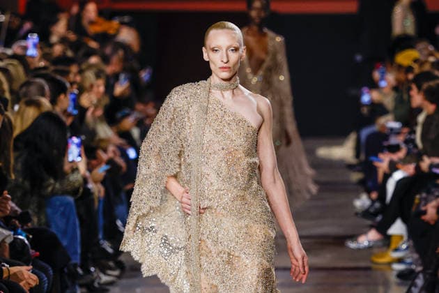 Maggie Maurer Elie Saab Haute Couture Spring Summer 2026 show as part of Paris Fashion Week PFW at the Rodin Museum, Paris, France, January 28, 2026 Bestimage Runway Elie Saab Haute Couture Week Spring Summer 2026 show as part of Paris Fashion Week on January 28, 2026 in Paris, France Paris France  Copyright: xAgencex xBestimagexAgencex xBestimagex