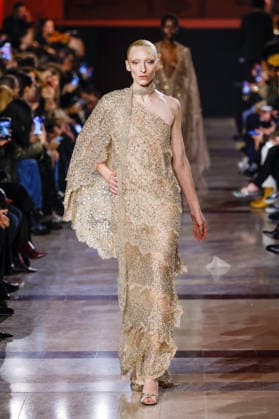 Maggie Maurer Elie Saab Haute Couture Spring Summer 2026 show as part of Paris Fashion Week PFW at the Rodin Museum, Paris, France, January 28, 2026 Bestimage Runway Elie Saab Haute Couture Week Spring Summer 2026 show as part of Paris Fashion Week on January 28, 2026 in Paris, France Paris France  Copyright: xAgencex xBestimagexAgencex xBestimagex