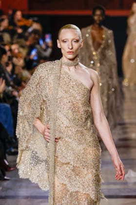 Maggie Maurer Elie Saab Haute Couture Spring Summer 2026 show as part of Paris Fashion Week PFW at the Rodin Museum, Paris, France, January 28, 2026 Bestimage Runway Elie Saab Haute Couture Week Spring Summer 2026 show as part of Paris Fashion Week on January 28, 2026 in Paris, France Paris France  Copyright: xAgencex xBestimagexAgencex xBestimagex