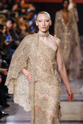 Maggie Maurer Elie Saab Haute Couture Spring Summer 2026 show as part of Paris Fashion Week PFW at the Rodin Museum, Paris, France, January 28, 2026 Bestimage Runway Elie Saab Haute Couture Week Spring Summer 2026 show as part of Paris Fashion Week on January 28, 2026 in Paris, France Paris France  Copyright: xAgencex xBestimagexAgencex xBestimagex