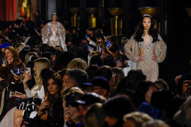Elie Saab Haute Couture Spring Summer 2026 show as part of Paris Fashion Week PFW at the Rodin Museum, Paris, France, January 28, 2026 Bestimage Runway Elie Saab Haute Couture Week Spring Summer 2026 show as part of Paris Fashion Week on January 28, 2026 in Paris, France Paris France  Copyright: xAgencex xBestimagexAgencex xBestimagex