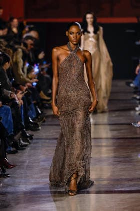 Elie Saab Haute Couture Spring Summer 2026 show as part of Paris Fashion Week PFW at the Rodin Museum, Paris, France, January 28, 2026 Bestimage Runway Elie Saab Haute Couture Week Spring Summer 2026 show as part of Paris Fashion Week on January 28, 2026 in Paris, France Paris France  Copyright: xAgencex xBestimagexAgencex xBestimagex