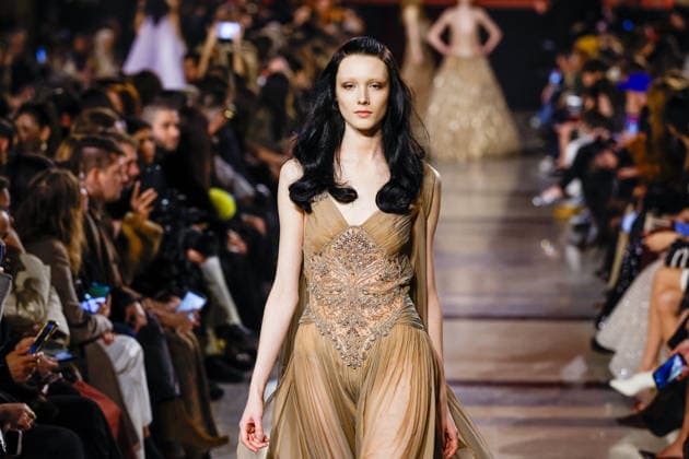 Elie Saab Haute Couture Spring Summer 2026 show as part of Paris Fashion Week PFW at the Rodin Museum, Paris, France, January 28, 2026 Bestimage Runway Elie Saab Haute Couture Week Spring Summer 2026 show as part of Paris Fashion Week on January 28, 2026 in Paris, France Paris France  Copyright: xAgencex xBestimagexAgencex xBestimagex