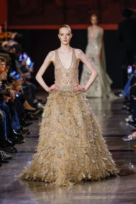 Elie Saab Haute Couture Spring Summer 2026 show as part of Paris Fashion Week PFW at the Rodin Museum, Paris, France, January 28, 2026 Bestimage Runway Elie Saab Haute Couture Week Spring Summer 2026 show as part of Paris Fashion Week on January 28, 2026 in Paris, France Paris France  Copyright: xAgencex xBestimagexAgencex xBestimagex