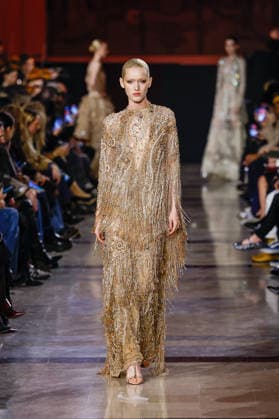 Elie Saab Haute Couture Spring Summer 2026 show as part of Paris Fashion Week PFW at the Rodin Museum, Paris, France, January 28, 2026 Bestimage Runway Elie Saab Haute Couture Week Spring Summer 2026 show as part of Paris Fashion Week on January 28, 2026 in Paris, France Paris France  Copyright: xAgencex xBestimagexAgencex xBestimagex