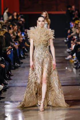 Elie Saab Haute Couture Spring Summer 2026 show as part of Paris Fashion Week PFW at the Rodin Museum, Paris, France, January 28, 2026 Bestimage Runway Elie Saab Haute Couture Week Spring Summer 2026 show as part of Paris Fashion Week on January 28, 2026 in Paris, France Paris France  Copyright: xAgencex xBestimagexAgencex xBestimagex