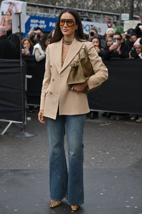 PFW Haute Couture Elie Saab Outside Arrivals Tamara Kalinic arriving at Elie Saab show during Paris Fashion Week Haute Couture in Paris, France on January 28, 2026. Photo by Julien Reynaud APS-Medias ABACAPRESS.COM Paris France  Copyright: xReynaudxJulien APS-Medias ABACAx