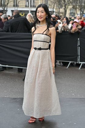 PFW Haute Couture Elie Saab Outside Arrivals Becca Bloom arriving at Elie Saab show during Paris Fashion Week Haute Couture in Paris, France on January 28, 2026. Photo by Julien Reynaud APS-Medias ABACAPRESS.COM Paris France  Copyright: xReynaudxJulien APS-Medias ABACAx