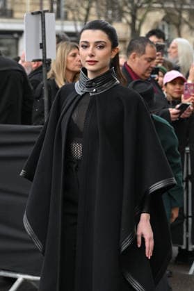 PFW Haute Couture Elie Saab Outside Arrivals Guest arriving at Elie Saab show during Paris Fashion Week Haute Couture in Paris, France on January 28, 2026. Photo by Julien Reynaud APS-Medias ABACAPRESS.COM Paris France  Copyright: xReynaudxJulien APS-Medias ABACAx