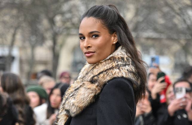 PFW Haute Couture Elie Saab Outside Arrivals Cindy Bruna arriving at Elie Saab show during Paris Fashion Week Haute Couture in Paris, France on January 28, 2026. Photo by Julien Reynaud APS-Medias ABACAPRESS.COM Paris France  Copyright: xReynaudxJulien APS-Medias ABACAx