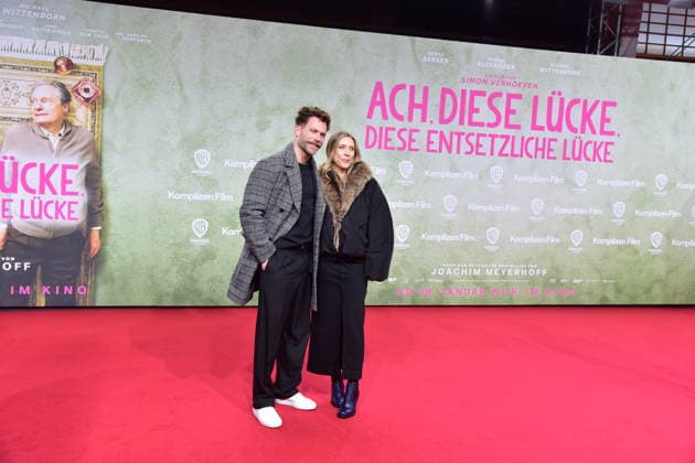 Berlin PREMIERE, ACH DIESE LÜCKE Ken Duken and Mrs. Marisa Leonie Bach Arrival at the Berlin PREMIERE, by Simon Verhoeven, oh this gap, this horrible gap in Berlin on 28 01 2026 Photopress Mueller