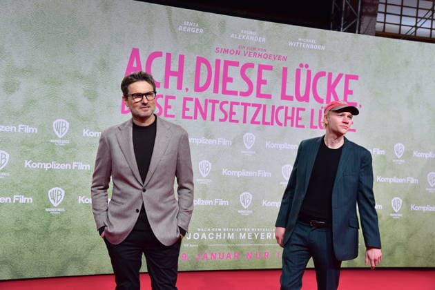 Berlin PREMIERE, ACH DIESE LÜCKE Simon Verhoeven, Bruno Aleander Arrival at the Berlin PREMIERE, by Simon Verhoeven, oh this gap, this horrible gap in Berlin on 28 01 2026 Photopress Mueller