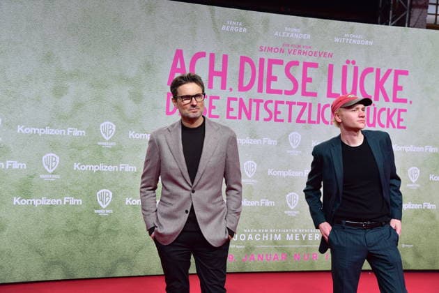 Berlin PREMIERE, ACH DIESE LÜCKE Simon Verhoeven, Bruno Aleander Arrival at the Berlin PREMIERE, by Simon Verhoeven, oh this gap, this horrible gap in Berlin on 28 01 2026 Photopress Mueller