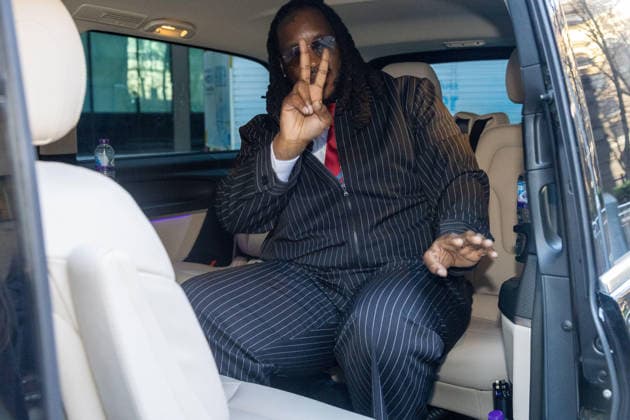 January 28, 2026, London, England, United Kingdom: OMOLOLU AKINLOLU leaves Southwark Crown Court, south London, where he is charged alongside R&B singer Chris Brown over an alleged assault in a London nightclub. The pair are accused of causing grievous bodily harm to Abraham Diaw in February 2023 London United Kingdom - ZUMAs262 20260128_zip_s262_003 Copyright: xTayfunxSalcix