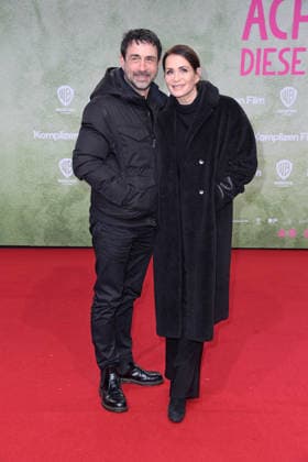 Anja Kling with husband Oliver Haas at the premiere of ACH, DIESE LÜCKE, DIESE ENTSETZLICHE LÜCKE at the Zoo Palast in Berlin on 28 01 2026