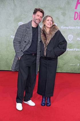 Ken Duken with wife Marisa Leonie Bach at the premiere of ACH, DIESE LÜCKE, DIESE ENTSETZLICHE LÜCKE at the Zoo Palast in Berlin on 28 01 2026