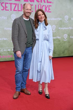 Johann von Buelow, Anne Ratte Polle at the premiere of ACH, DIESE LÜCKE, DIESE ENTSETZLICHE LÜCKE at the Zoo Palast in Berlin on 28 01 2026