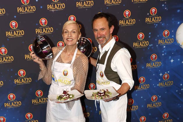 Sanna Englund and Nicolas Koenig at the Palazzo Charity Gala in aid of the Altona Childrens Hospital on 28 01 2026 in Hamburg Palazzo Charity Gala 2026 Celebrities wait tables for a good cause in Hamburg