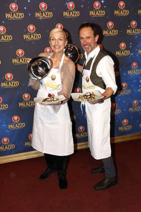 Sanna Englund and Nicolas Koenig at the Palazzo Charity Gala in aid of the Altona Childrens Hospital on 28 01 2026 in Hamburg Palazzo Charity Gala 2026 Celebrities wait tables for a good cause in Hamburg