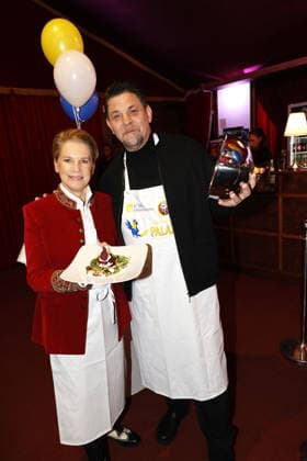 Cornelia Poletto and Tim Maelzer at the Palazzo Charity Gala in aid of the Altona Childrens Hospital on 28 01 2026 in Hamburg Palazzo Charity Gala 2026 Celebrities wait tables for a good cause in Hamburg