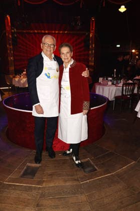 Cornelia Poletto and her husband Ruediger Grube at their Palazzo Charity Gala in aid of the Altona Childrens Hospital on 28 01 2026 in Hamburg Palazzo Charity Gala 2026 Celebrities wait tables for a good cause in Hamburg