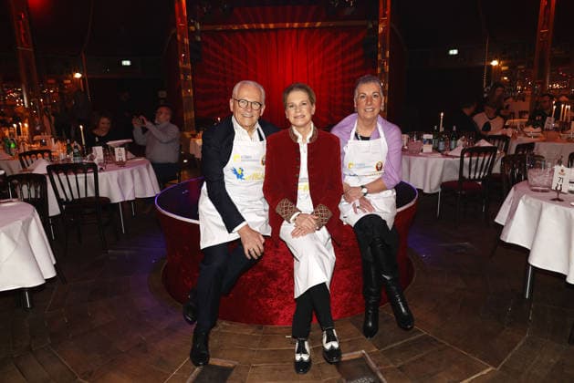 Ruediger Grube, Cornelia Poletto and Christiane Dienhold at their Palazzo Charity Gala in aid of the Altona Childrens Hospital on 28 01 2026 in Hamburg Palazzo Charity Gala 2026 Celebrities wait tables for a good cause in Hamburg